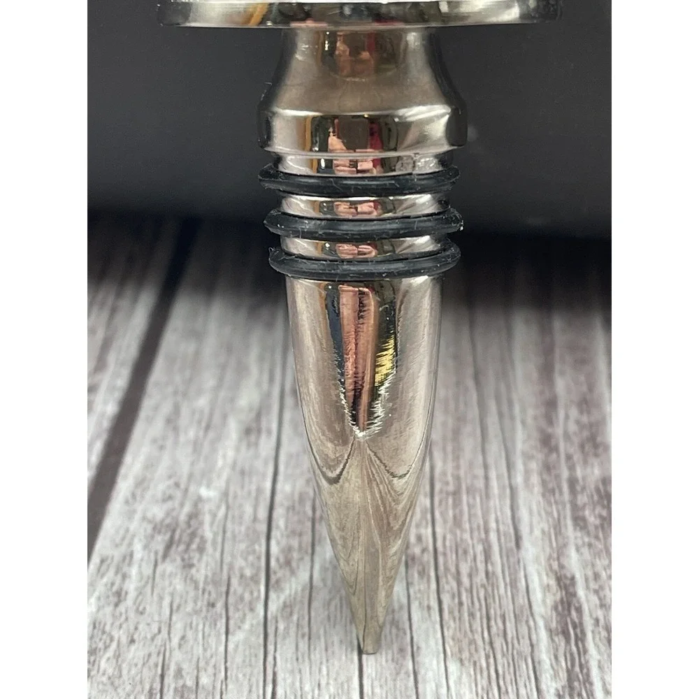 Glass Wine Stopper with‎ Monogram Initial (A ) 4.5